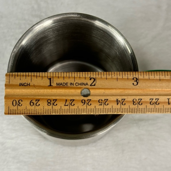 {Life Gear} 10oz Stainless Steel Carabiner Camping Mug – Green Handle - Picture 10 of 12